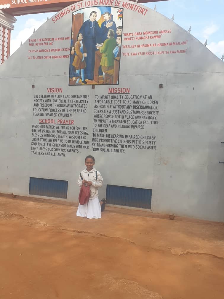 Rachel goes to school in Morogoro, Tanzania